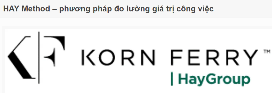 HAY - Phương pháp đo lường giá trị công việc làm cơ sở xây dựng bảng lương theo vị trí công việc